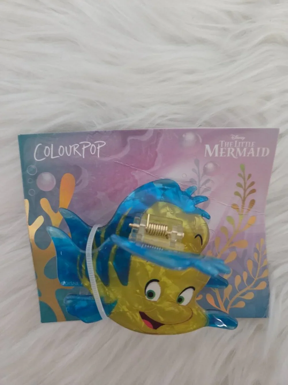 Colourpop x Little Mermaid Flounder Claw Clip